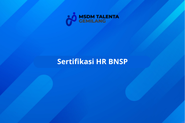 Sertifikasi HR BNSP.