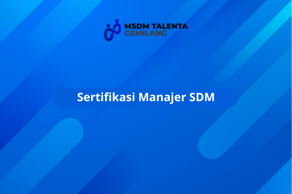 Sertifikasi Manajer SDM.